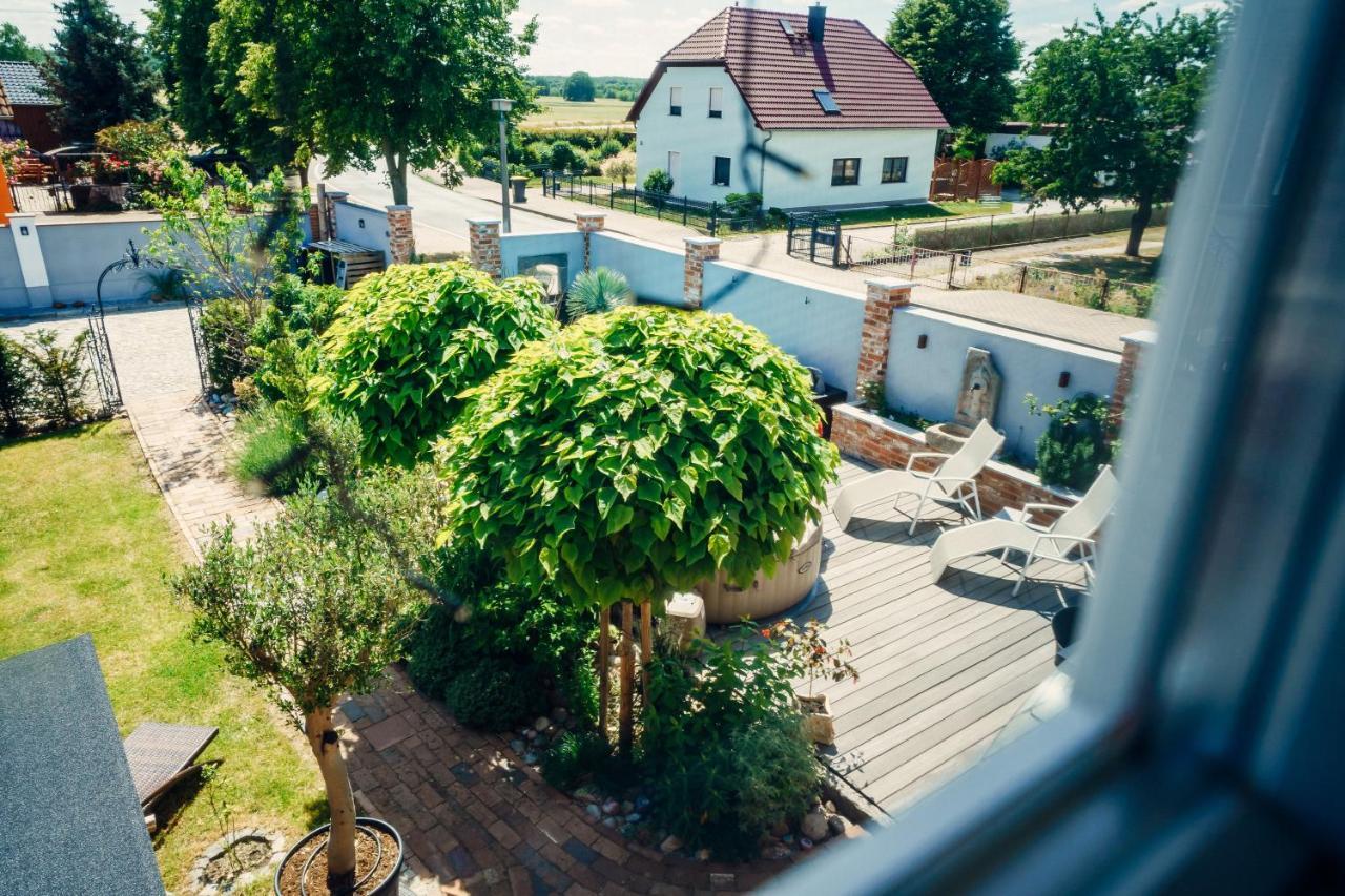 Alte Schmiede Mit Sauna, Pool Und Whirpool Im Aussenbereich Schoenstes Ferienhaus Der Lausitz Elsterheide Exterior foto